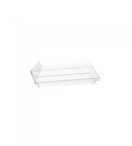 Assiette CUBIK 65x130mm crystal